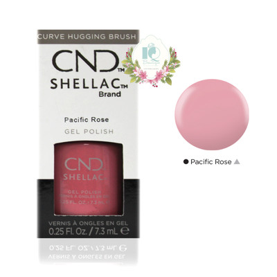 CND Shellac UV Gel Polish 0.25 oz NIB Pacific Rose