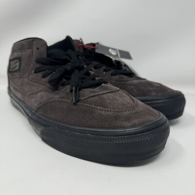New Rare Size 13 Vans Skate Half Cab Dark Brown Black Shoes Men s