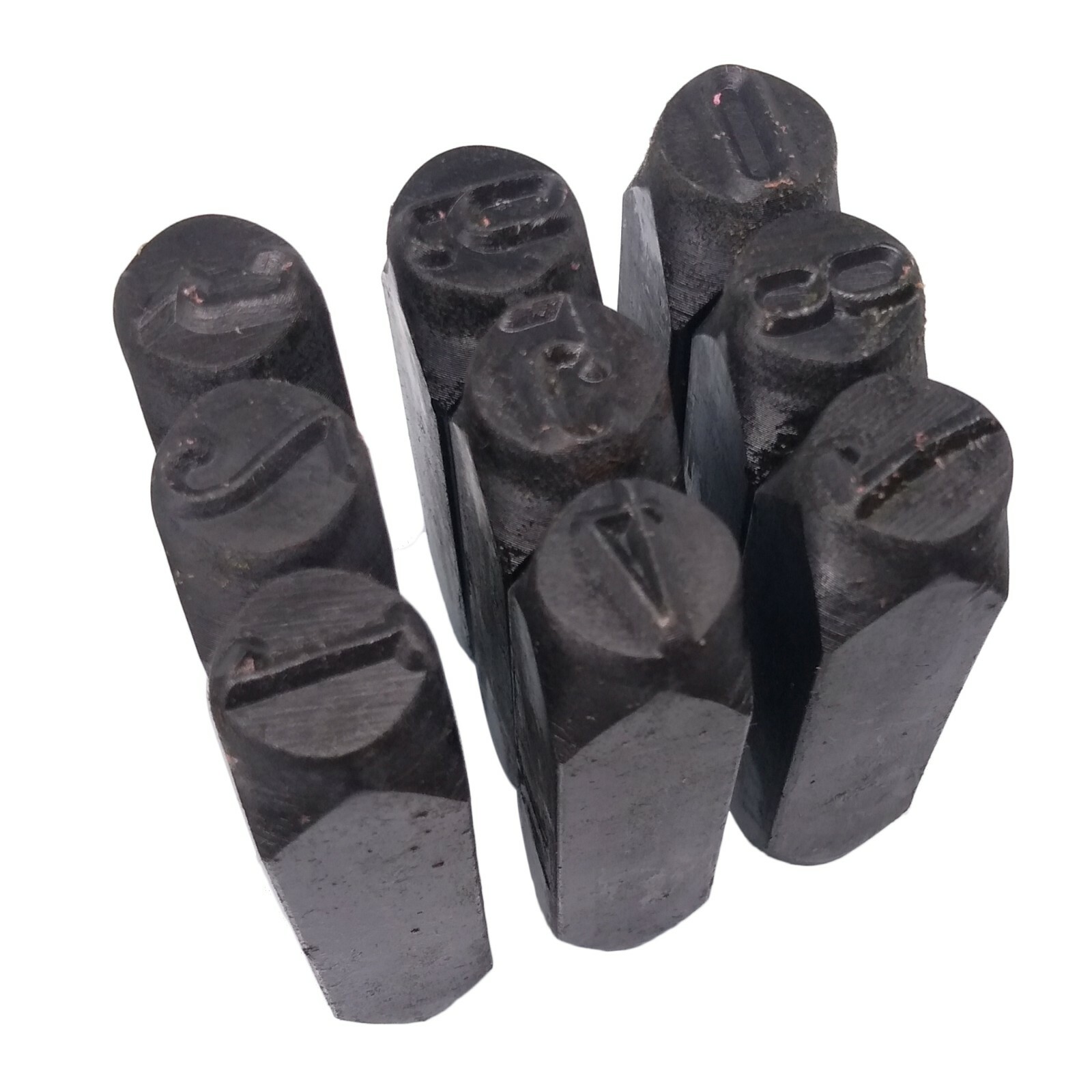 US Stock 36pcs 1/2" 12.5mm Letter & Number Stamp Punch Set Hardened Steel Metal