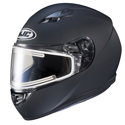 HJC CS-R3 Snowmobile Helmet Electric Heated Shield Matte Black SM MD LG XL 2X