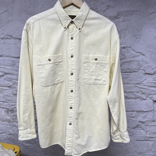 トップス \"90s eddie bauer\" corduroy shirt L Vintage 90s Eddie Bauer Corduroy Shirt Men XL Blue Check