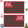 Tatuo Merry Christmas Happy New Year Flag 3 x 5 Feet Outdoor Double Sided Merry Xmas Snowflake Red Green Flags with Grommets for Garden Yard Home Vacation Holidays Party Gifts Outside Decoration