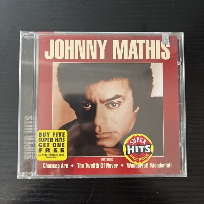 Super Hits by Johnny Mathis (CD, 1999, Sony Music Distribution) Brand New Sealed