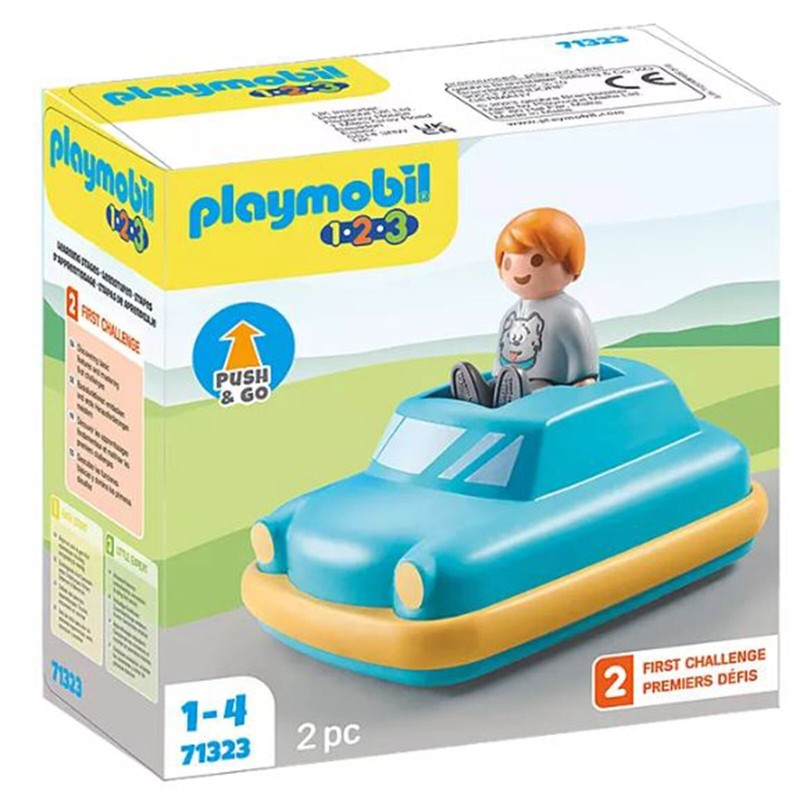 Playmobil 123 Push And Go Car Building Set NEW IN