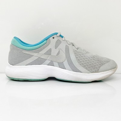 

Nike Boys Revolution 4 943306-007 Серые кроссовки для бега Размер 4 Y, Серый, Revolution 4