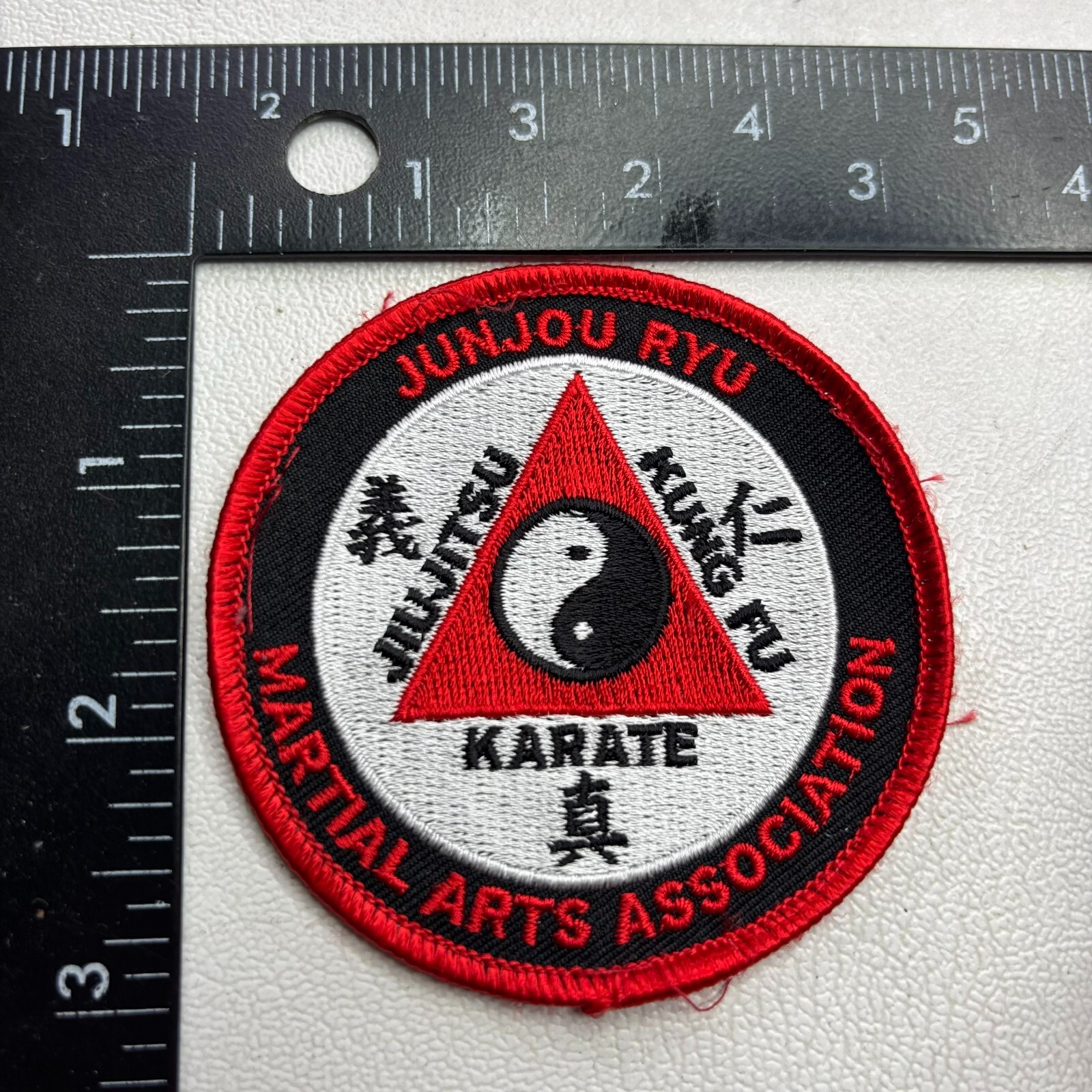 JUNJOU RYU MARTIAL ARTS ASSOCIATION Patch (JIU-JITSU KUNG FU