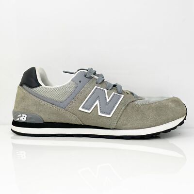 

New Balance Boys 574 KL574CIG Серые повседневные туфли Кроссовки Размер 7 М, Серый, 574