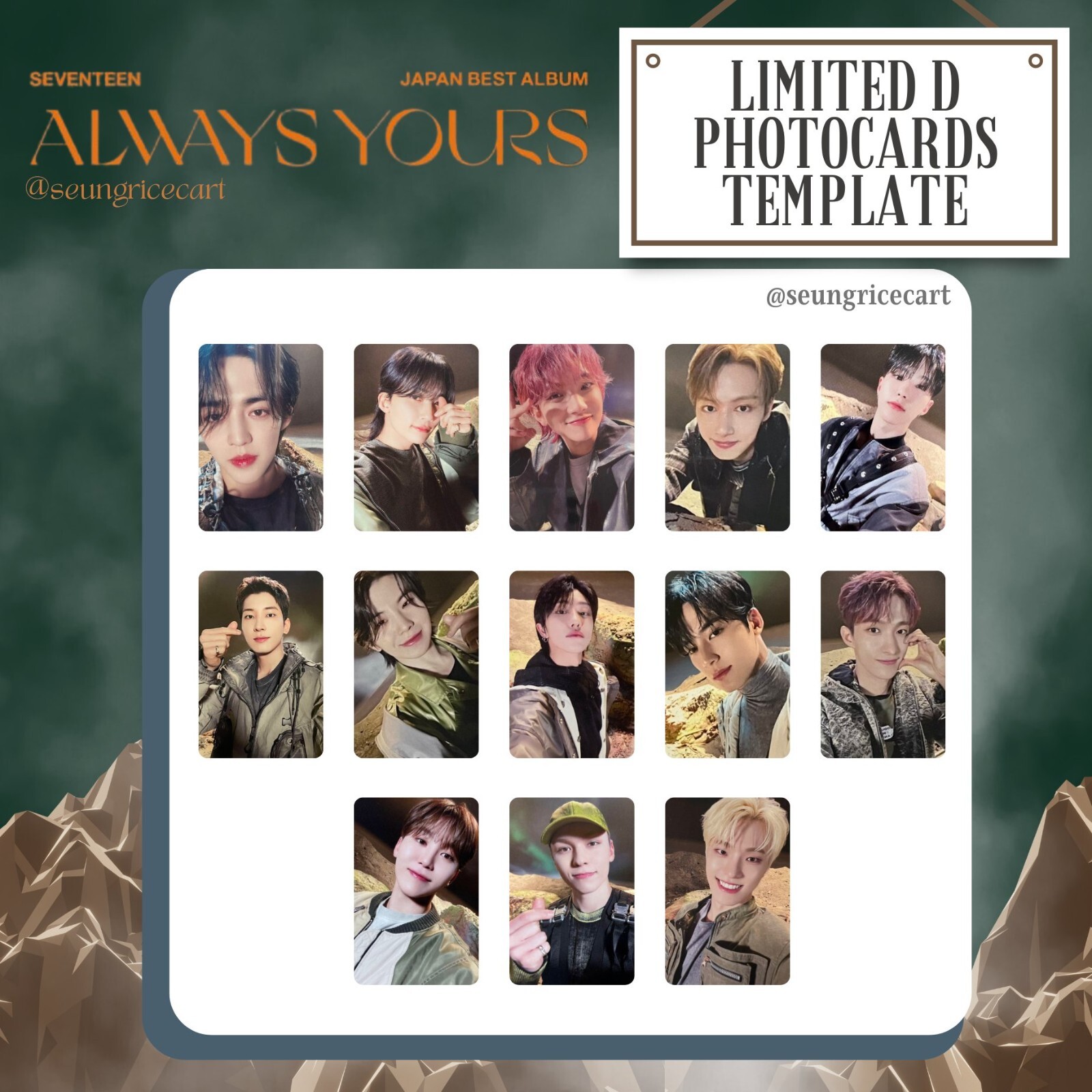 SEVENTEEN ALWAYS YOURS JAPAN BEST ALBUM LTD D ver. Official SEVENTEEN ALWAYS YOURS JAPAN BEST ALBUM LTD D ver. Official