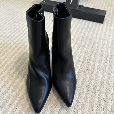 Steven New York Lizziey Woman s Pointed Toe Boots Bootie Black Size 6.5