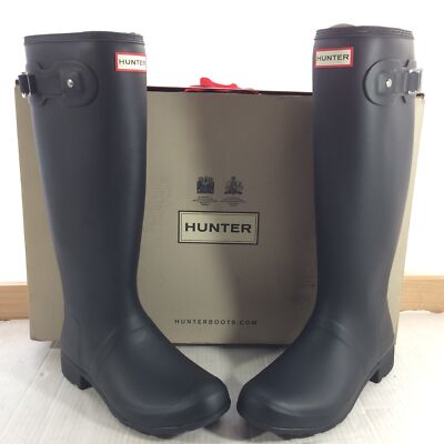 HUNTER ORIGINAL TALL BOOT ブラック Amazon.com | Hunter Women's Original Tall Back Adjustable