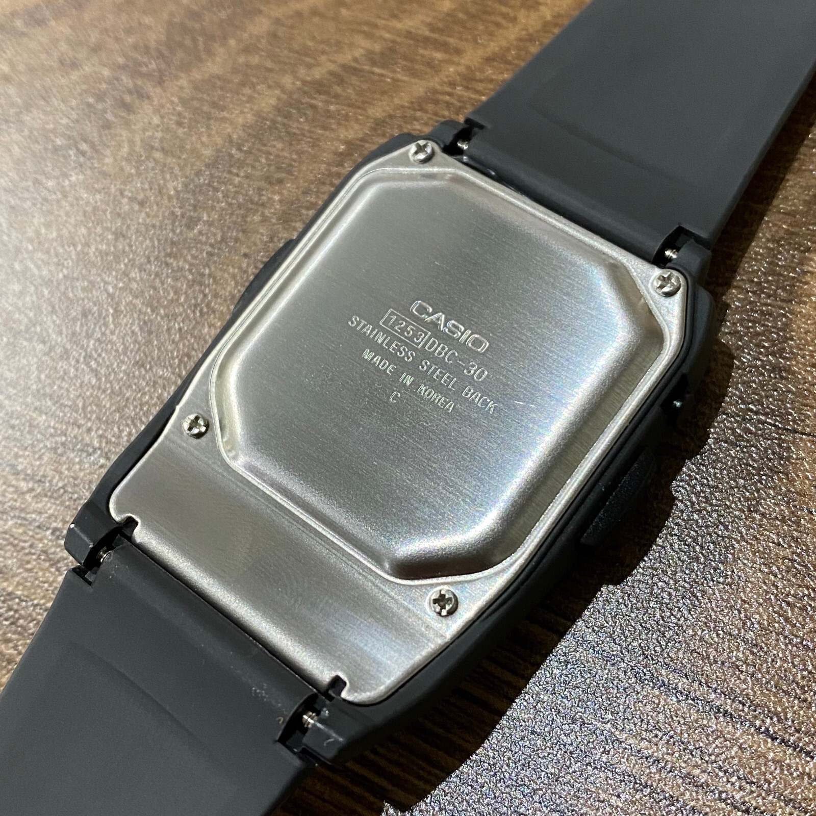 Pre-owned Casio Vintage  Dbc-30-1 Databank 30 Rare Calculator Watch 90's In Silver