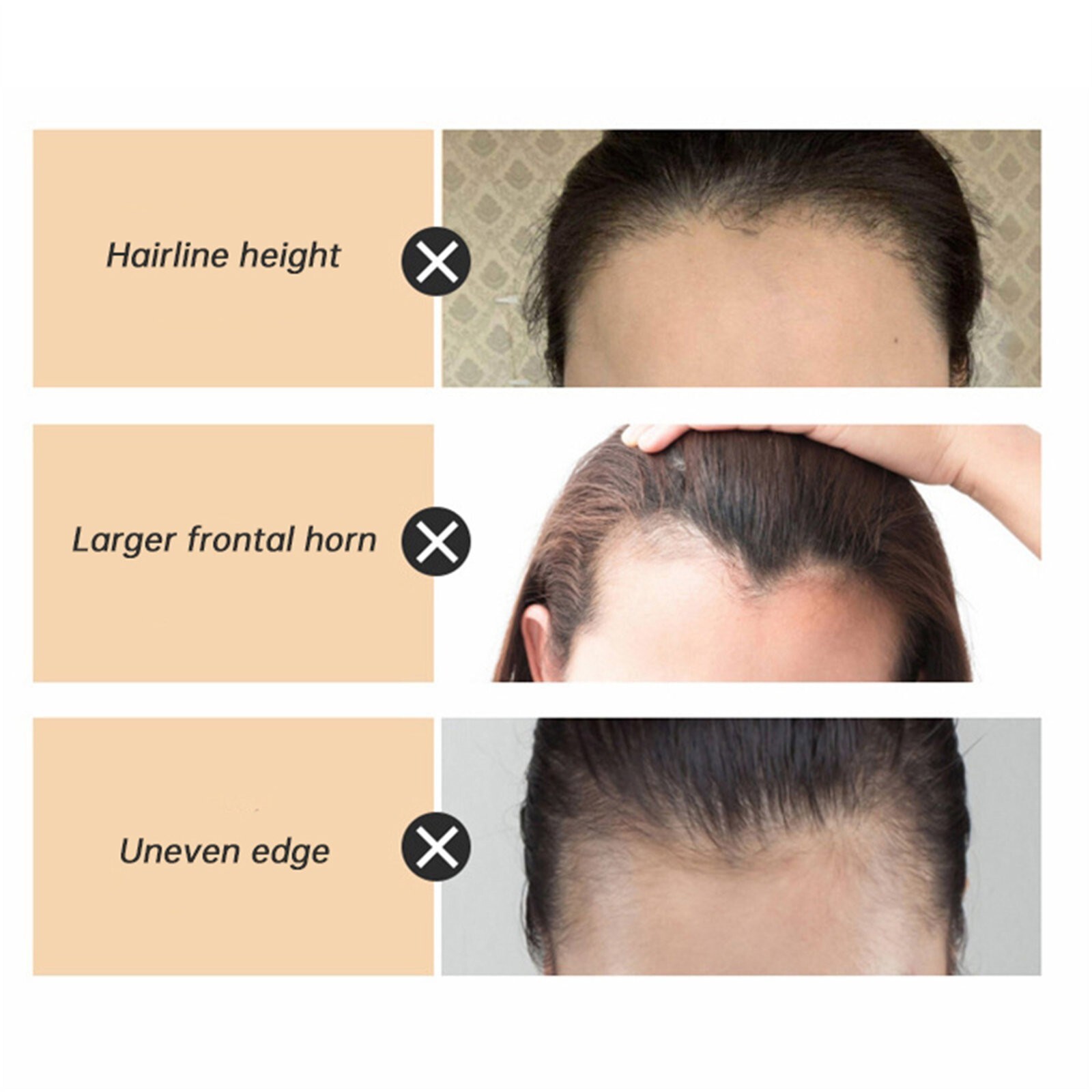 2023 Waterproof Hair Line Filler Filling Powder Hairline Instant Cover Up Shadow