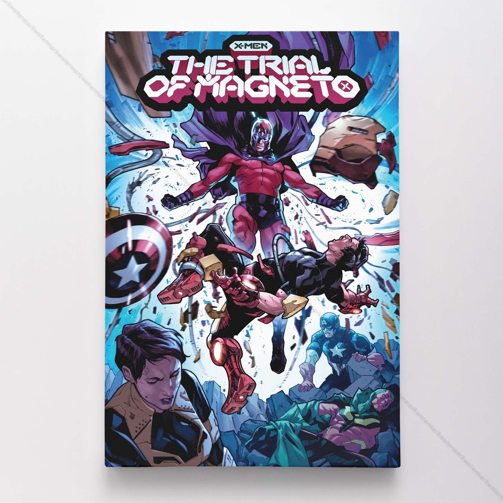 Magneto Poster Canvas X-Men Xmen Marvel Comic Book Cover Art Print #17175