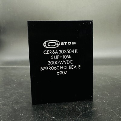 CUSTOM ELEC. FIXED MICA DIELECTRIC CAPACITOR #CET3A302504K NSN 5910-00-824-9392