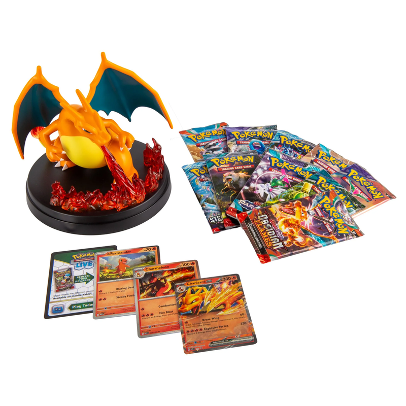 pokemon charizard ex super premium collection card game Amazon.com: Pokemon TCG Charizard ex Super Premium Collection : Toys & Games main image 1