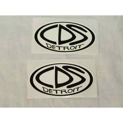 CDS Detroit Grind Plates Vintage Inline Aggressive Rollerblade Logo Sticker 