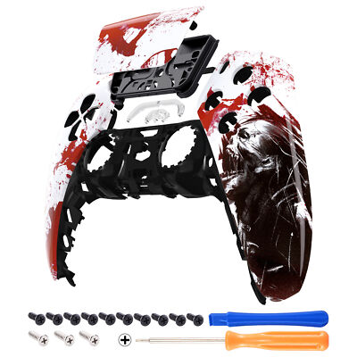 For PS5 Controller Shell Kit Front Housing Cover Touchpad Custom Pattern Choice