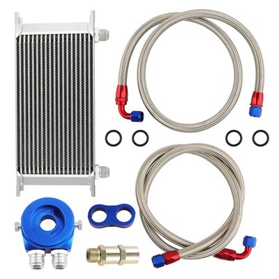 19 Row AN10 Kit de enfriador de aceite de motor universal de 19 filas x19