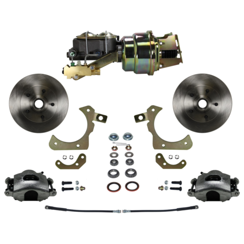 1958-1964 Chevrolet Impala Power Front Disc Brake Conversion Kit - LEED