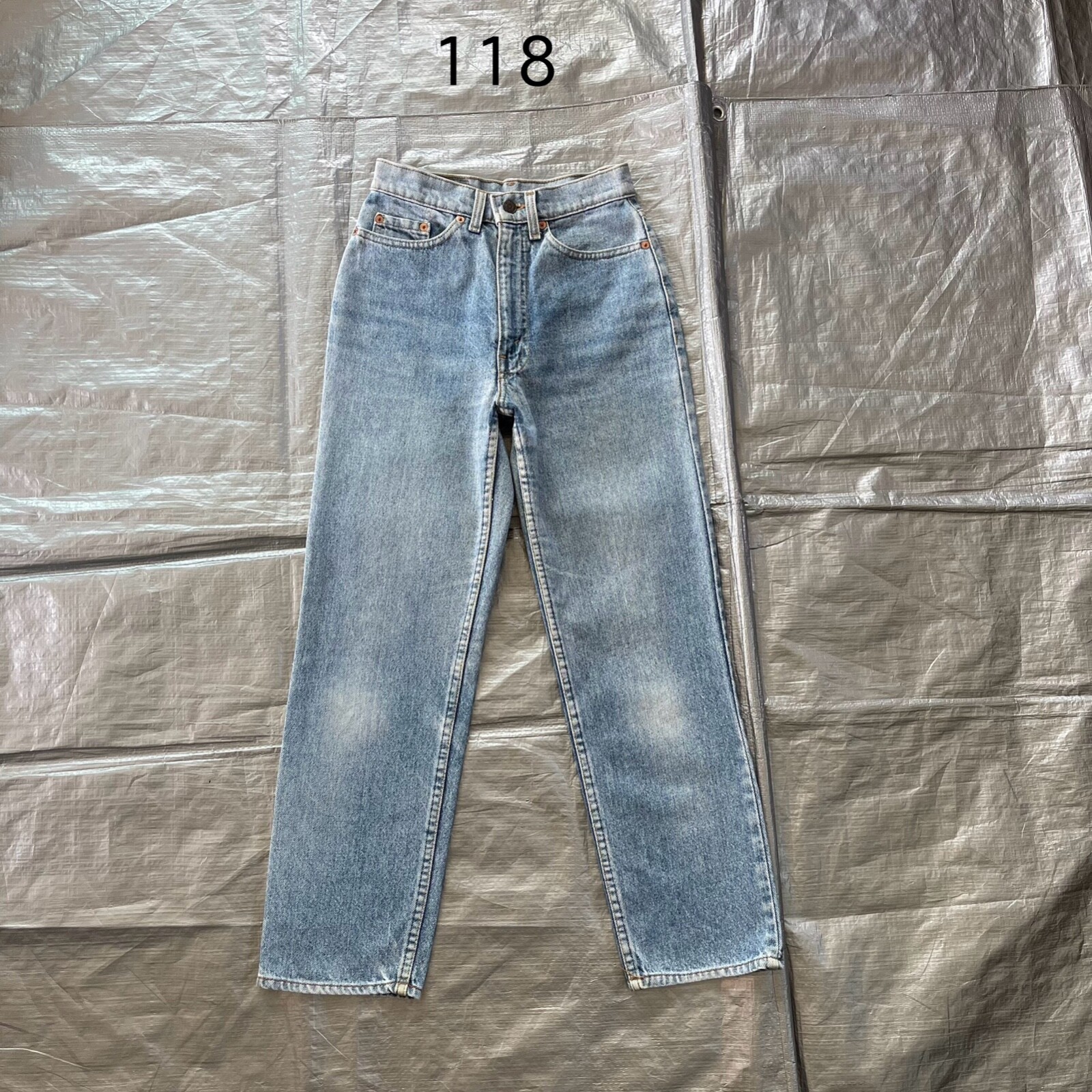 Vintage 90 Levis 510 Jeans Women's light wash blue Made In