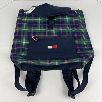 Tommy Hilfiger Multicolored Plaid Drawstring Backpack was $69.99