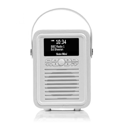 VQ - Draagbare Mini DAB + digitale FM-radio Bluetooth-luidspreker - Wit