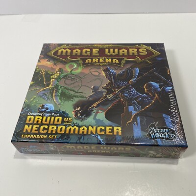 Mage Wars Druid vs Necromancer EXPANSION SET NEW sealed Arcane Wonders