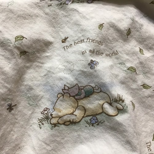 Classic Winnie The Pooh Fitted Crib Sheet Vintage Bed Nursery