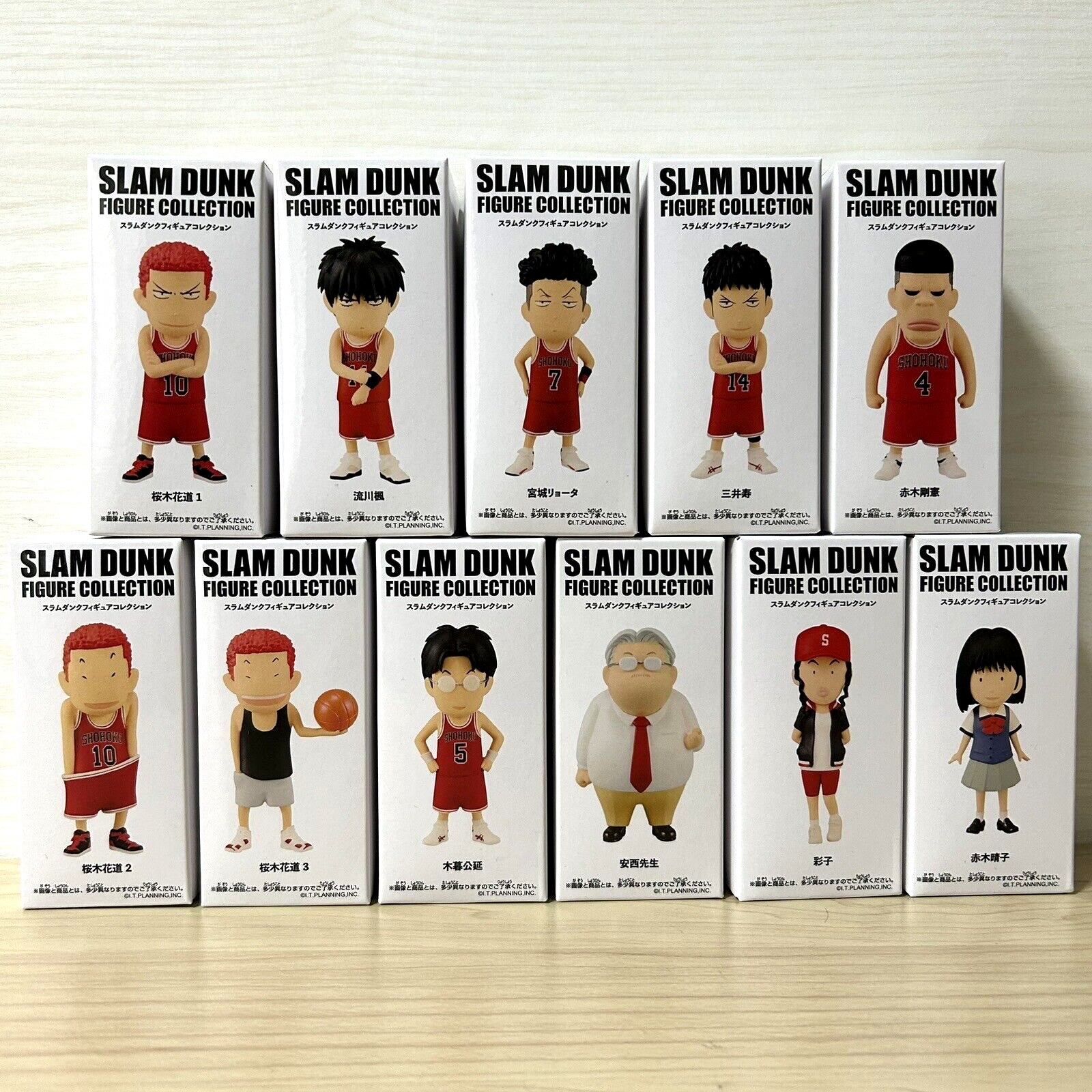 SLAM DUNK FIGURE COLLECTION 湘北SET Figure SLAM Slam limited