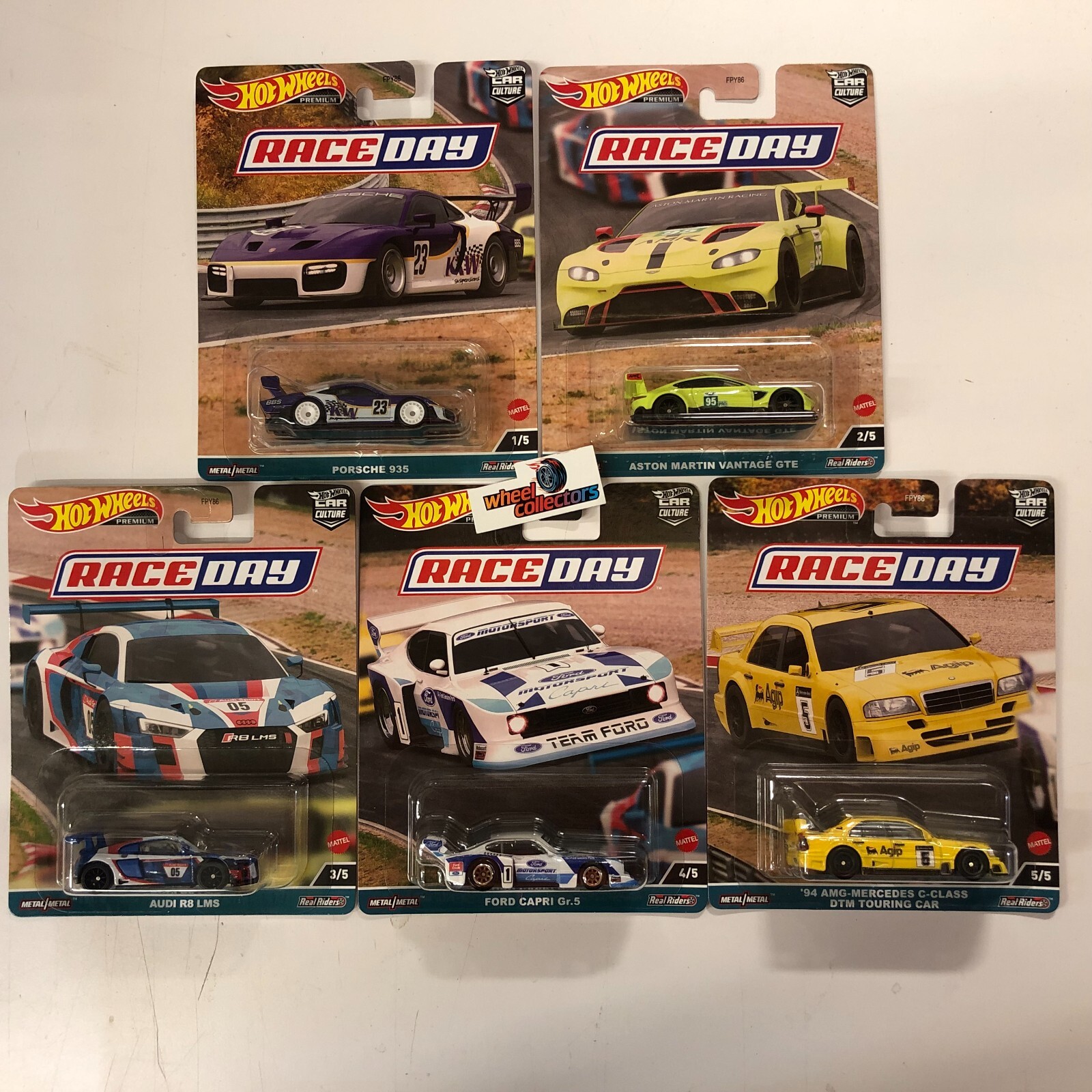 ホットウイール レースデー 5台セット ホットウィール「RACE DAY 5台コンプリートセット」 HotWheels