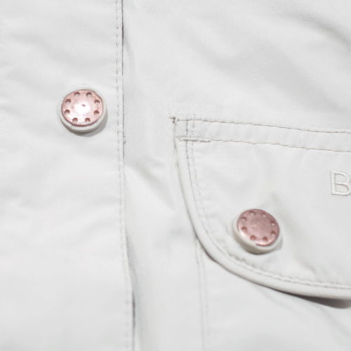 BARBOUR Womens Featherweight Jacket Cream XS - Picture 8 of 8