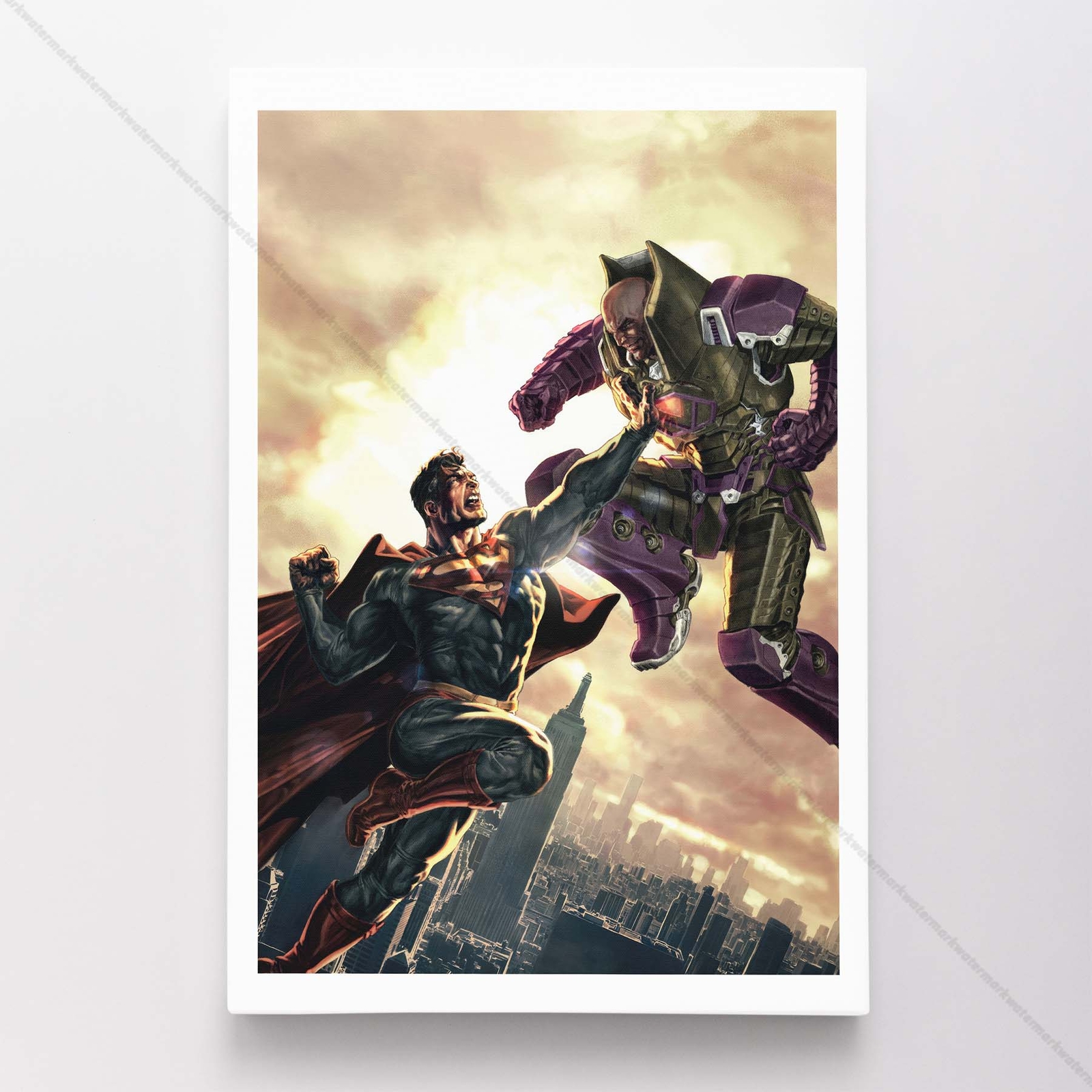 Superman Poster Canvas Comic Book Cover Art DC Print #59103