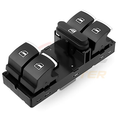 Master Driver Power Window Switch for 2009-2017 VW Tiguan/Golf/Jetta/CC/Passat