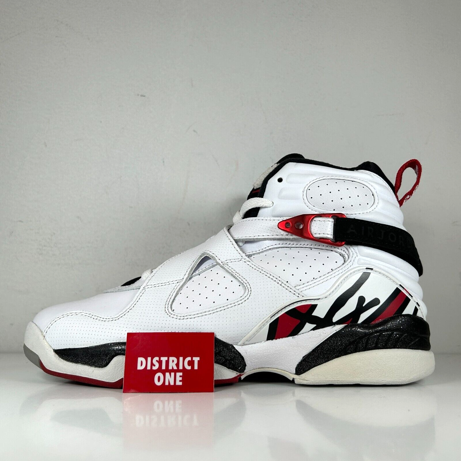 シューズ(女性用) AIR JORDAN 8 Retro BG Women's shoes Air Jordan 8 Retro BG White/ Gym Red-Black
