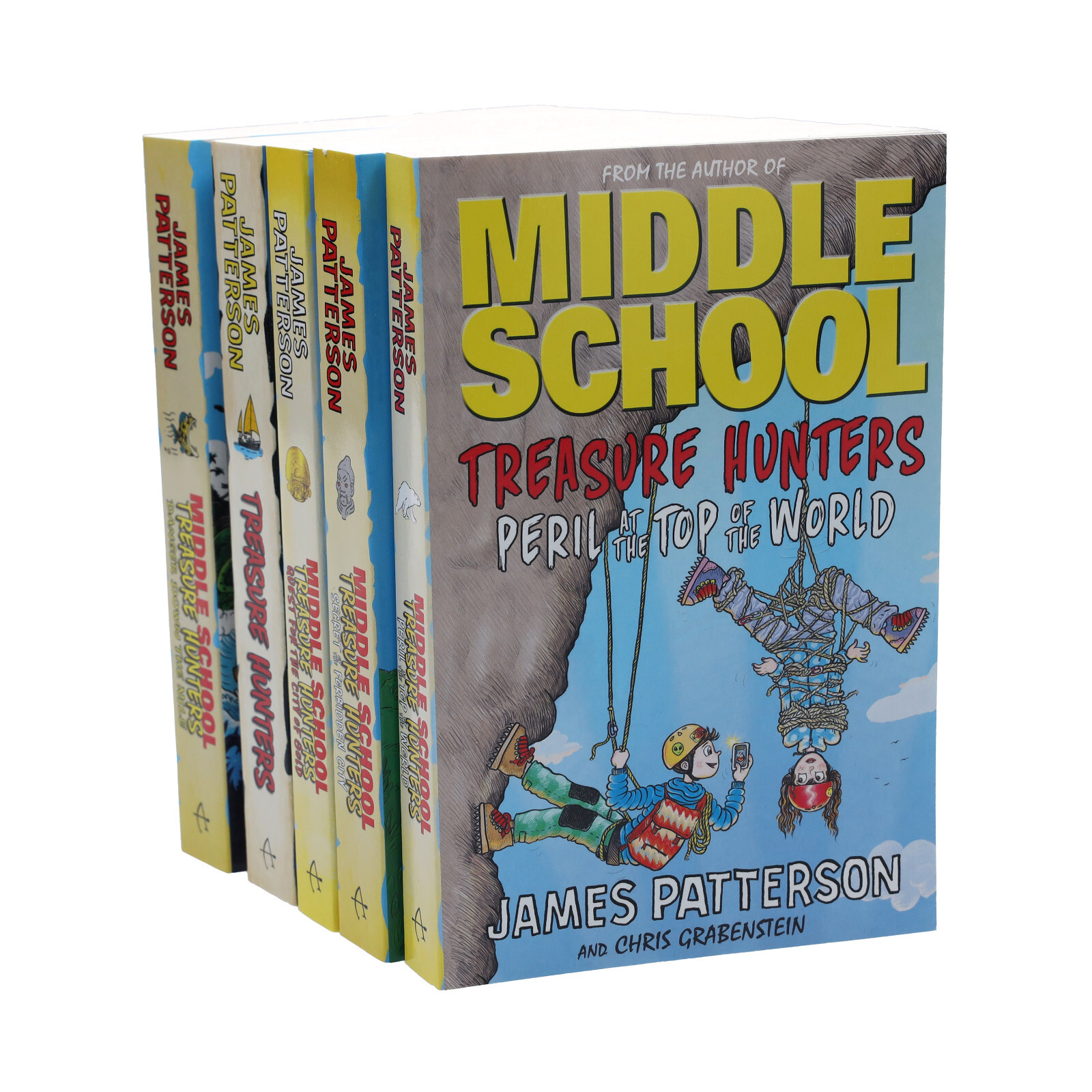 Middle School Treasure Hunters Series by James Patterson 5
