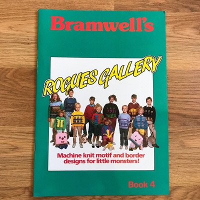 Bramwell's Rogues Gallery Knit Motif and Border Design for Little Monster Book 4