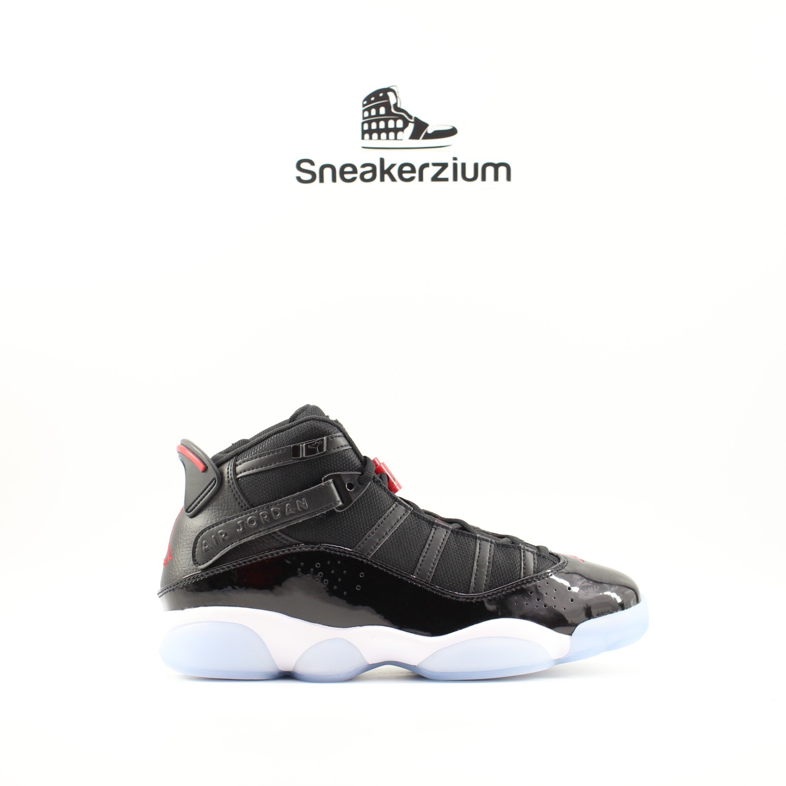 

Air Jordan 6 Rings Black Gym Red White 322992-064 Мужские Новые, Multicolor, Jordan 6 Rings