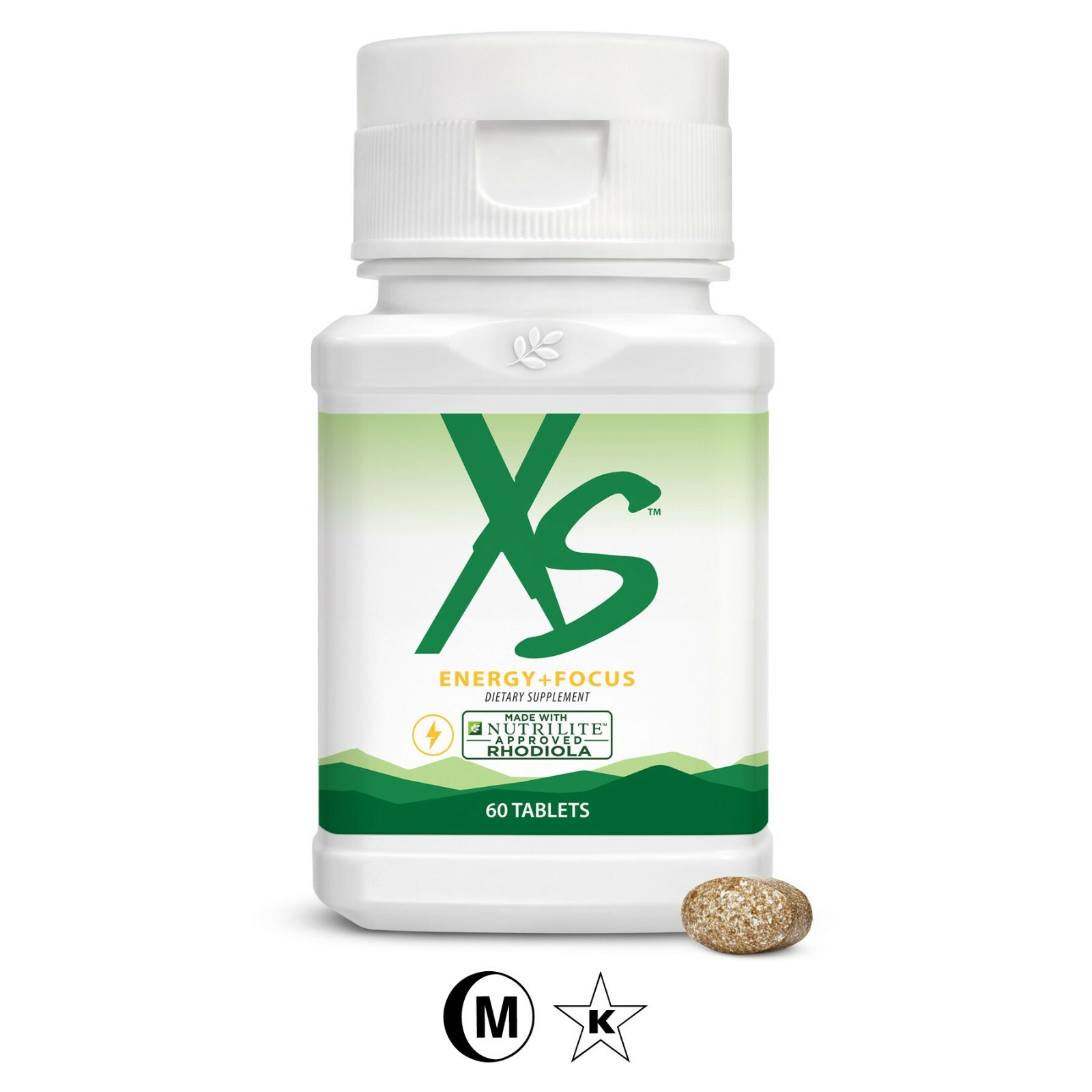 XS  Energy + Focus Dietary Supplement  60 Tablets