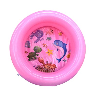 Kids Water Pool Pvc Circle Bathing Home Beach Inflatable Swimming Pool Blue Pink