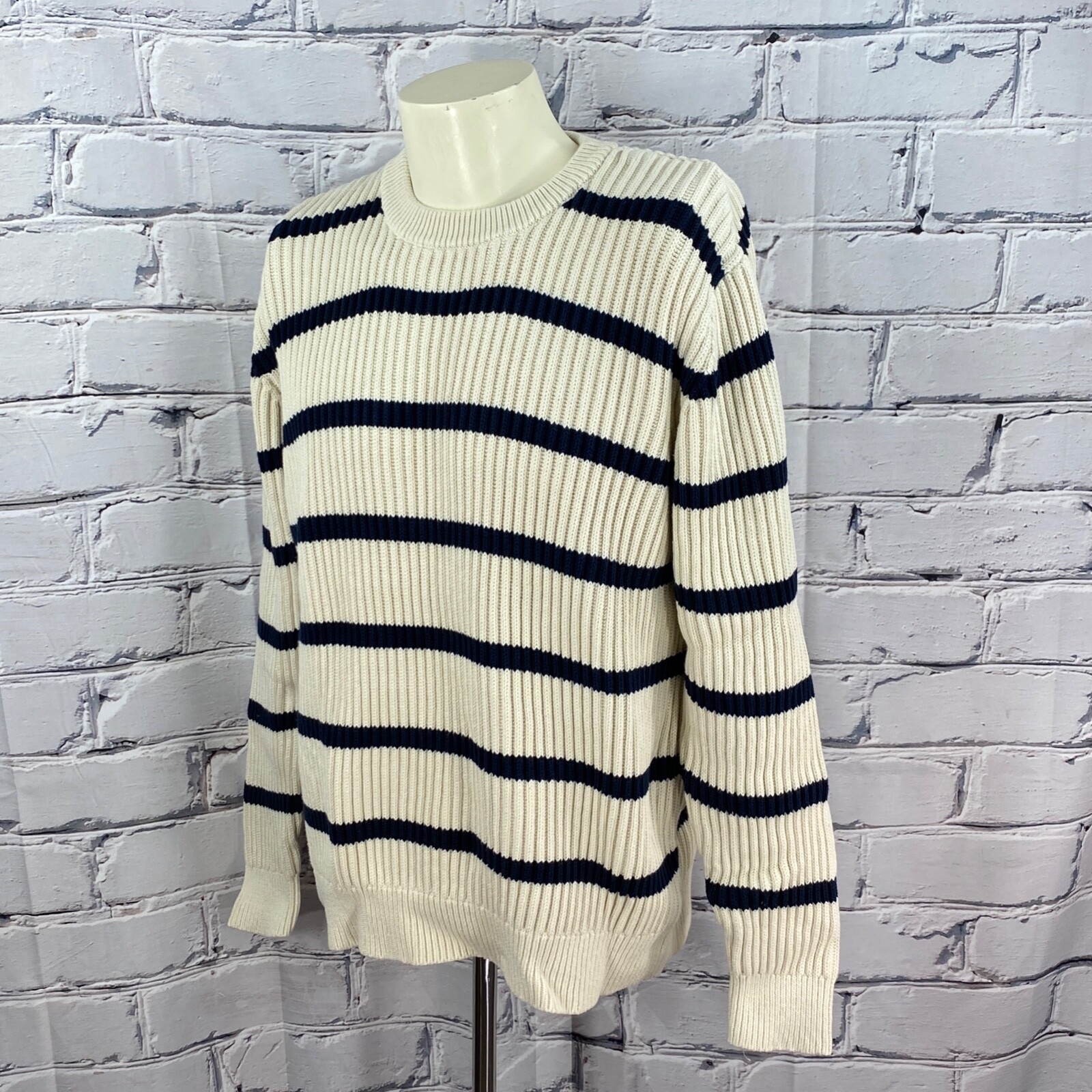 ll bean striped pullover