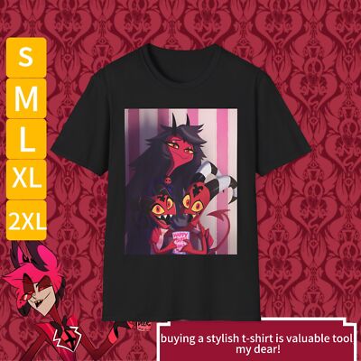 Helluva Boss Blitzo Barbie Wire Tilla Millie Loona Unisex Softstyle T-Shirt