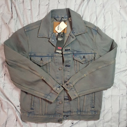 Levi's Premium Vintage Fit Trucker Blue Denim Jean Jacket