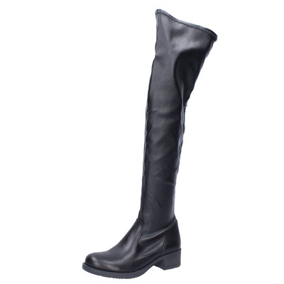 Pre-owned Liu •jo Women's Shoes Liu Jo 3 (eu 36) Boots Black Leather Bj799-36