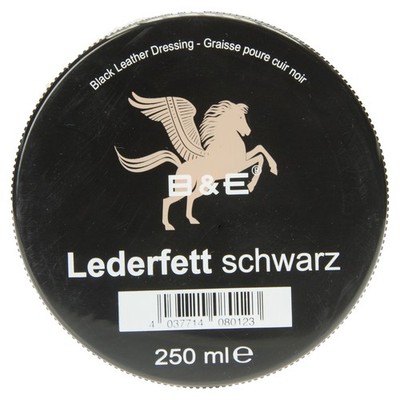 Bense & Eicke Lederfett schwarz zur Lederpflege & Schutz von schwarzem Leder