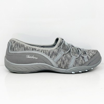 

Skechers Womens Breathe Easy Relaxed Fit 23033 Серые повседневные кроссовки, размер 8, Серый, Breathe Easy Relaxed Fit