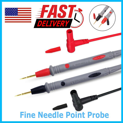 Multimeter Voltmeter Cable Thin Needle Tester Unique Probe Test Lead cord