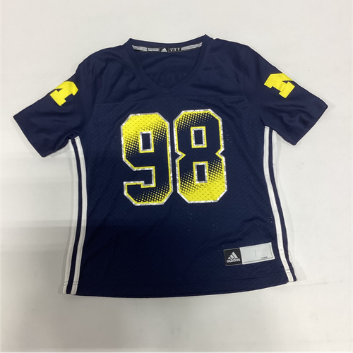 Mens Adidas Michigan Wolverines T Shirt Size S Small NEW