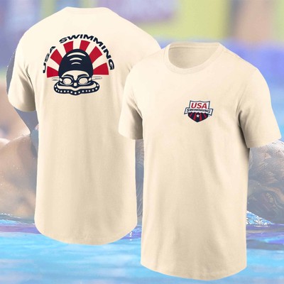HOT USA Swimming Flomotion Unisex Swimmer O-lym-pics T-Shirt Full Size S-5XL
