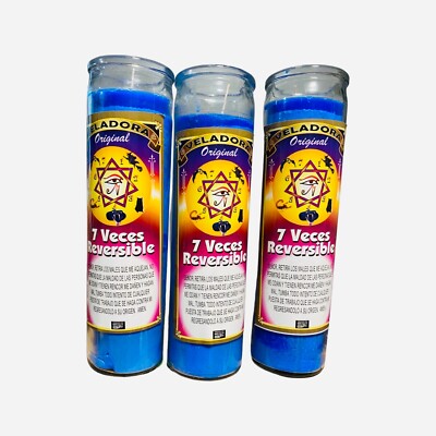 7x VECES REVERSIBLE Veladora Preparada, 7X TIMES REVERSIBLE FIXED CANDLE