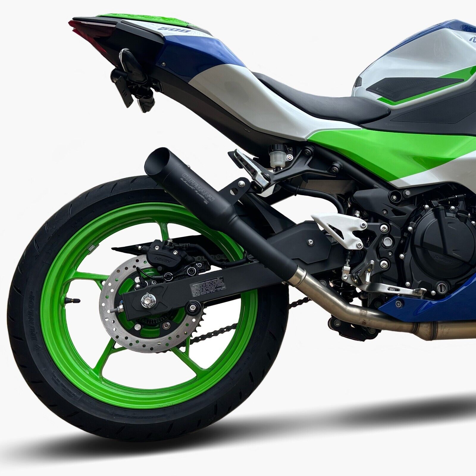 Coffman's Slip-On Exhaust for Kawasaki Ninja 500 Z500 (2024 Coffman's Slip-On Exhaust for Kawasaki Ninja 500 Z500 (2024